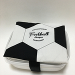 再販☆サッカーボール柄の保冷剤ケース付きランチベルト