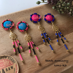 SALE!!カラフルカボション揺れるビーズピアス＊イヤリング