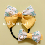 リボンヘアゴム&クリップ  ☆送料無料☆