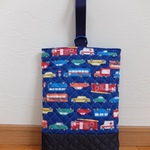 【Sale 送料無料】上靴入れ＊カラフルな車
