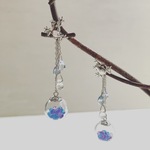 梅雨のカエル(シルバー) ピアス//イヤリング    