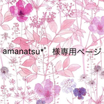 amanatsu*゜様専用ページ