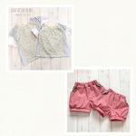 【R様専用】フルーツ柄Tシャツ かぼちゃパンツ お揃いコーデ☆