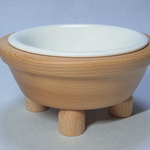 ＜aya1565 様 専用オーダー品＞ワンちゃん猫ちゃんの食器台：Ｓサイズ