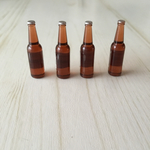 【再入荷】ビール瓶4本セット(ミニチュア)