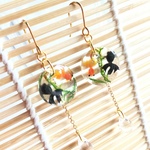 金魚*レジン*ピアス→イヤリング・樹脂ピアス 変更可