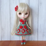 ブライスOF(5)アンティークG*　ニットワンピース　セット