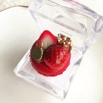 チョコマカロン(赤)♡リング
