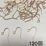 シンプルフックピアス ゴールド 120個