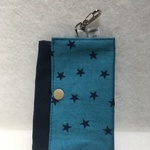 男の子用移動ポケット Blue x Star（ライトグレー）
