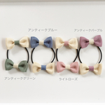 Wリボンのヘアゴム