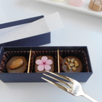 3個セットケース入り　裏までチョコレートマグネット 40