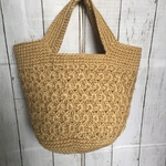 【受注製作】花網みの麻ひもバックＢ（Ｍ）手さげ＆腕掛け