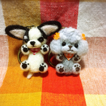 【M様】オーダー品・トイプドル&チワワキーホルダー