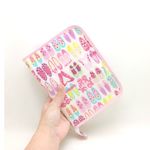 B6サイズの手帳・ブックカバー（ワイド）「シュークローゼットのいたずらっこ」