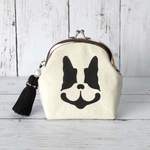 フレブルさん　がま口ポーチ　財布【フレンチブルドッグ】
