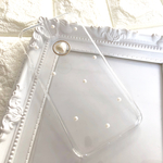  ❤︎×100 ハートとパールのiPhoneケース
