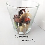 シルバーリーフのロングピアス/イヤリング