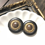 ブラウン28mm♩アンティークxヴィンテージボタン