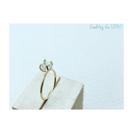 【着画、シルバー作例あり】Large Herkimer Diamond gold ring