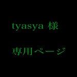tyasya様専用ページ(2)