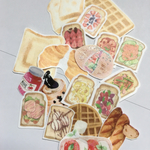 フレークシール(パンだらけ)