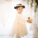 お子様用花冠♡可憐なかすみのプリザーブド