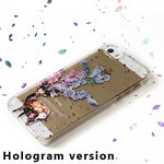 ホログラムver 鹿桜プリントスマホケース iPhone14〜 ケース