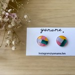 幾何学模様ピアス