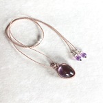アメトリン macramé ネックレス