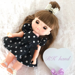 【オーダー】ドットワンピース♡メルちゃん ソランちゃん 服