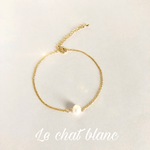 1粒淡水パールのブレスレット