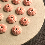 12pcs Handmade* 資材 B-324 ceramic cap
