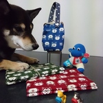 全面柴犬柄 マナーポーチ♪