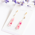 flower  ロングステックピアス/イヤリング