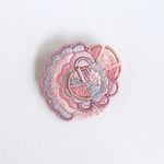一点物 刺繍とビーズのブローチ 3