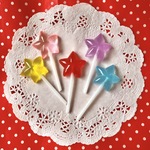 再入荷★クリアカラー★スターのキャンディ【5色セット】