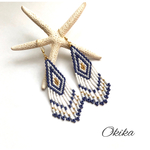 ネイティブ  ピアス《Navy Blue》