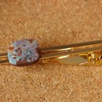天然ボルダーオパールネクタイピン6.74ct☆ 原石から磨きました