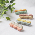 [受注制作] mame brooch ◯ ◯ ◯ ( 刺繍ブローチ )