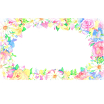 (14)華やかなお花のメッセージカード