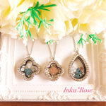 risa様専用ページ💎✨スワロフスキー✨フローティングジュエルネックレス3点セット✨グルーデコ 