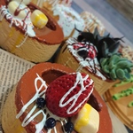 いちごのパンケーキ
