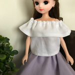 リカちゃん オフショルダーブラウス