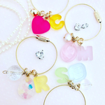 4th.anniversary☆ドロップ×アルファベットバッグチャーム