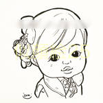 新春お年玉プレゼント似顔絵原画その26