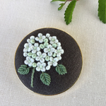 刺繍ブローチ5.0 アナベル
