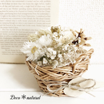 naturalミニかごアレンジ＊