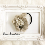 チュールとリネンポニー＊