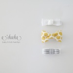【new】 baby & kids hairclips  / HONEY